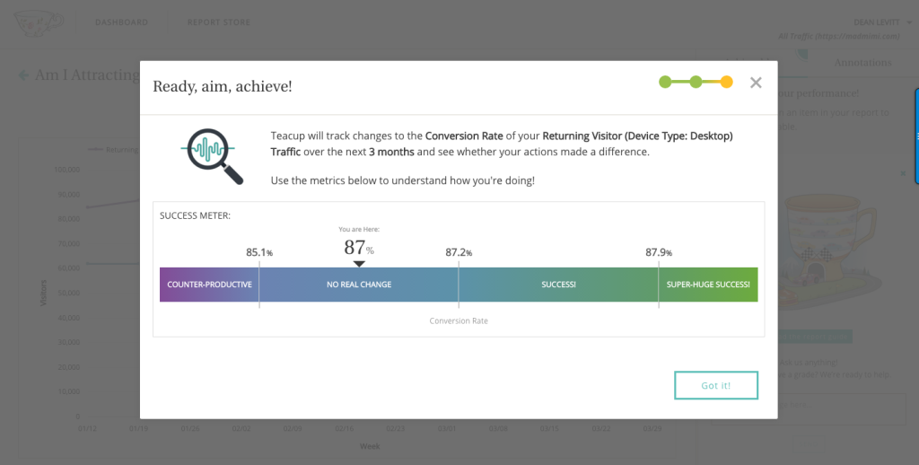 achievement tracking