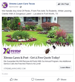 Facebook ad headline