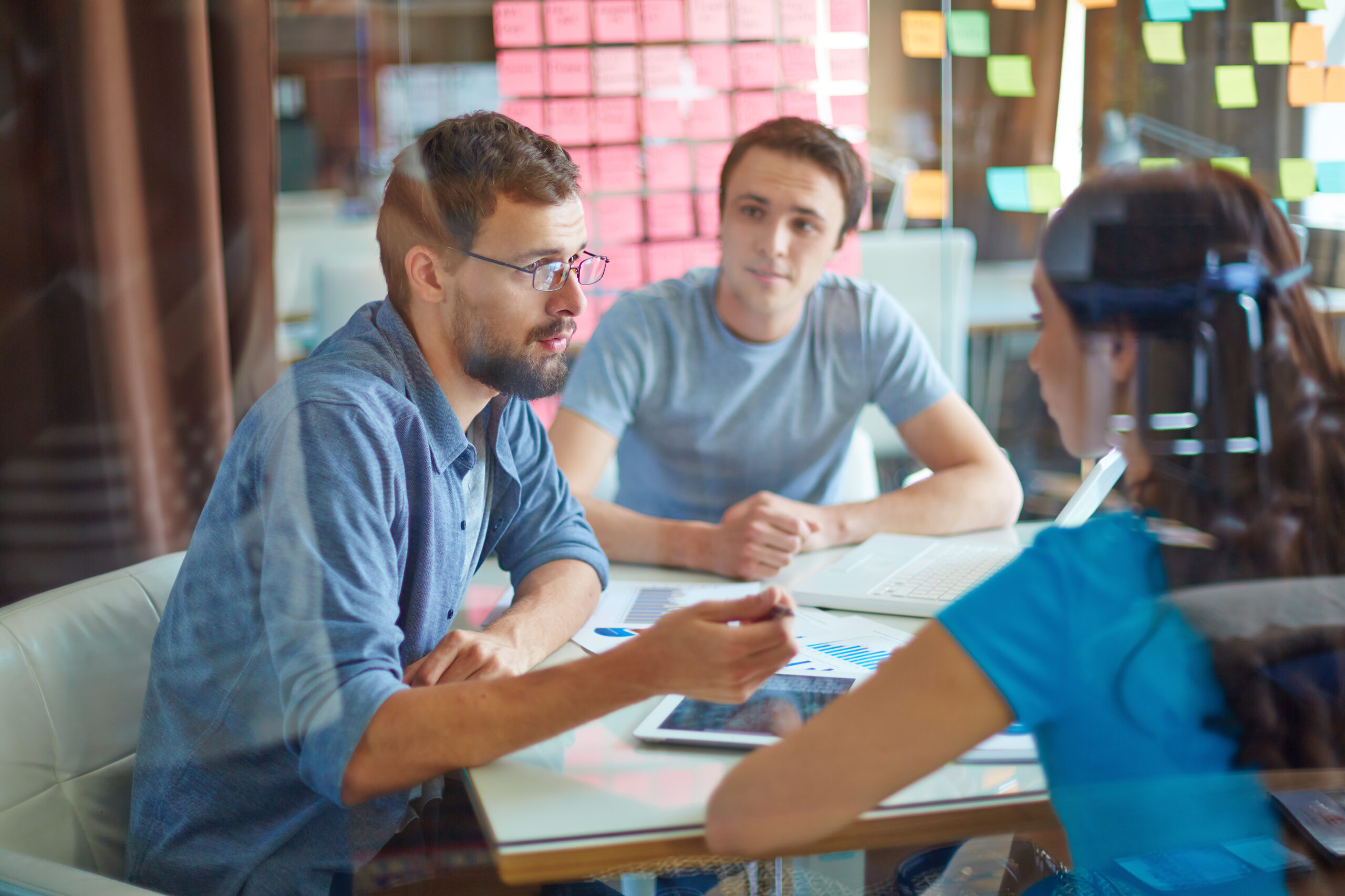 Business conversation office productivity